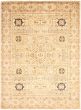 Bordered  Traditional Ivory Area rug 9x12 Pakistani Hand-knotted 319132