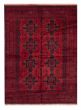 Bordered  Traditional Red Area rug 5x8 Afghan Hand-knotted 325899