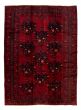 Bordered  Tribal  Area rug 6x9 Afghan Hand-knotted 326684
