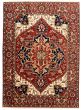 Bordered  Traditional Red Area rug 10x14 Indian Hand-knotted 332143