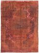 Carved  Transitional Brown Area rug 8x10 Turkish Hand-knotted 332335