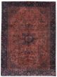 Overdyed  Transitional Brown Area rug 9x12 Turkish Hand-knotted 332357