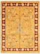 Bordered  Traditional Brown Area rug 9x12 Pakistani Hand-knotted 337606