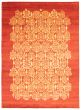 Floral  Transitional Red Area rug 9x12 Pakistani Hand-knotted 341305