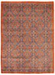 Casual  Transitional Orange Area rug 5x8 Pakistani Hand-knotted 341436