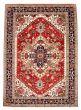 Bordered  Traditional Red Area rug 10x14 Indian Hand-knotted 344181