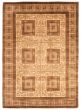 Bordered  Traditional Brown Area rug 10x14 Nepal Hand-knotted 344302