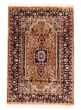 Bordered  Traditional Green Area rug 3x5 Indian Hand-knotted 348836