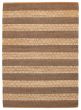 Flat-weaves & Kilims  Transitional Ivory Area rug 5x8 Indian Flat-Weave 350005
