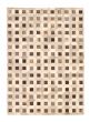 Accent  Transitional Grey Area rug 4x6 Argentina Handmade 350729