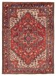 Bordered  Traditional Red Area rug 6x9 Persian Hand-knotted 351546