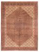 Bordered  Traditional Brown Area rug 8x10 Persian Hand-knotted 358020