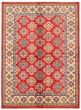 Bordered  Traditional Red Area rug 5x8 Afghan Hand-knotted 360282