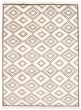Moroccan  Transitional Ivory Area rug 9x12 Indian Hand-knotted 362777