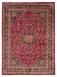 Bordered  Traditional Red Area rug 9x12 Persian Hand-knotted 366578