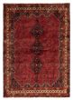 Bordered  Traditional Red Area rug 6x9 Turkish Hand-knotted 371526