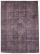 Overdyed  Transitional Purple Area rug 6x9 Turkish Hand-knotted 374089