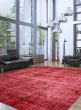 Overdyed  Transitional Red Area rug 9x12 Turkish Hand-knotted 374133