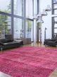 Bordered  Transitional Pink Area rug 9x12 Turkish Hand-knotted 374150