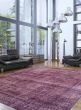 Overdyed  Transitional Purple Area rug 9x12 Turkish Hand-knotted 374165