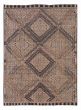 Flat-weaves & Kilims  Geometric Brown Area rug 6x9 Turkish Flat-Weave 375772