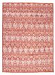 Transitional Brown Area rug 10x14 Indian Hand-knotted 377271