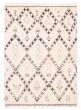 Moroccan  Tribal Ivory Area rug 8x10 Pakistani Hand-knotted 381701