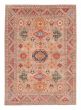 Bordered  Geometric Brown Area rug 9x12 Afghan Hand-knotted 381928