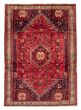 Bordered  Tribal Red Area rug 5x8 Persian Hand-knotted 383974