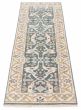 Indian Royal Oushak 2'7" x 8'2" Hand-knotted Wool Rug 