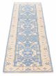 Indian Royal Oushak 2'9" x 9'11" Hand-knotted Wool Rug 