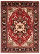 Bordered  Traditional Red Area rug 10x14 Afghan Hand-knotted 388139