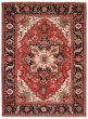 Bordered  Traditional Red Area rug 10x14 Afghan Hand-knotted 388149