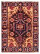 Bordered  Traditional Black Area rug 3x5 Turkish Hand-knotted 389371