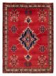 Bordered  Traditional Red Area rug 4x6 Turkish Hand-knotted 390850