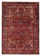 Geometric  Traditional Red Area rug 6x9 Turkish Hand-knotted 391019