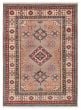 Bordered  Transitional Ivory Area rug 3x5 Afghan Hand-knotted 392799