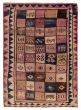 Tribal  Vintage/Distressed Pink Area rug 4x6 Turkish Hand-knotted 393394