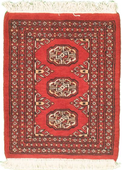 Bordered  Tribal  Area rug 2x3 Pakistani Hand-knotted 328487