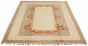 Bordered  Traditional Ivory Area rug 6x9 Turkish Hand-knotted 294014
