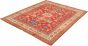 Afghan Finest Gazni 8'0" x 9'11" Hand-knotted Wool Red Rug