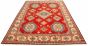 Bordered  Traditional Red Area rug 10x14 Afghan Hand-knotted 330111