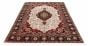 Indian Kashmir 8'10" x 12'2" Hand-knotted Silk Rug 