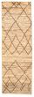 Moroccan  Tribal Brown Runner rug 8-ft-runner Pakistani Hand-knotted 312914