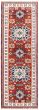 Bordered  Traditional Brown Runner rug 7-ft-runner Indian Hand-knotted 363104