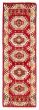 Bordered  Traditional Red Runner rug 7-ft-runner Indian Hand-knotted 363143