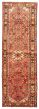 Bordered  Traditional Brown Runner rug 10-ft-runner Persian Hand-knotted 366138