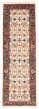 Bordered  Traditional Ivory Runner rug 8-ft-runner Indian Hand-knotted 369971