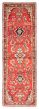 Bordered  Traditional Red Runner rug 10-ft-runner Persian Hand-knotted 373741