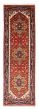 Bordered  Traditional Red Runner rug 8-ft-runner Indian Hand-knotted 377889
